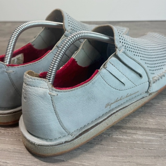 Olukai Ali’i Wlua Perforated Slip-On Loafers with drop heel Mens 9/EU42 - Picture 3 of 4